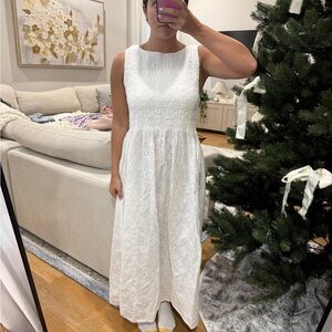 Hill House Cosmina Nap Dress in Eyelet (Limited Edition)